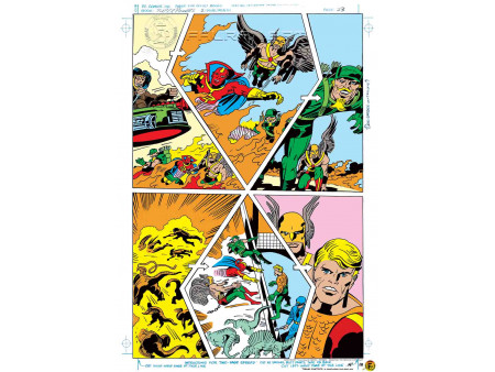 Tirage d'art Super Powers 2 page 23 - Jack KIRBY / REEDMAN