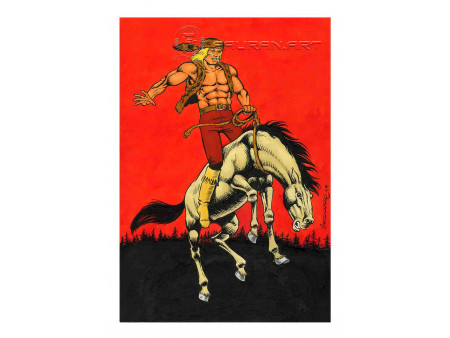 Blek le Roc : Rodéo en rouge et noir - André AMOURIQ