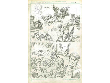Super Powers #2 page 23 - Crayonné original