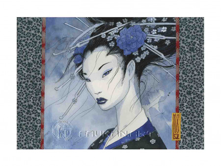 Tirage limité portrait Geisha 1 - Olivier Ledroit