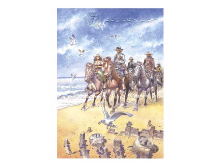 Estampe pigmentaire - Tirage d'Art : Estivales de la BD Montalivet - Thierry GIROD