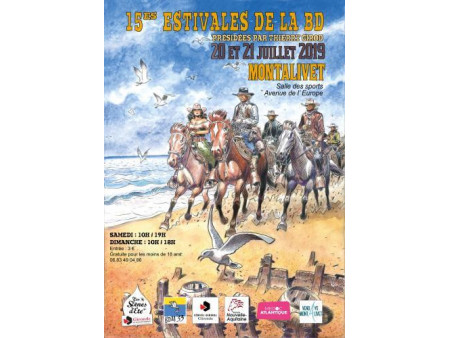 Affiche Quinzième édition des Estivales de la BD de Montalivet 2019