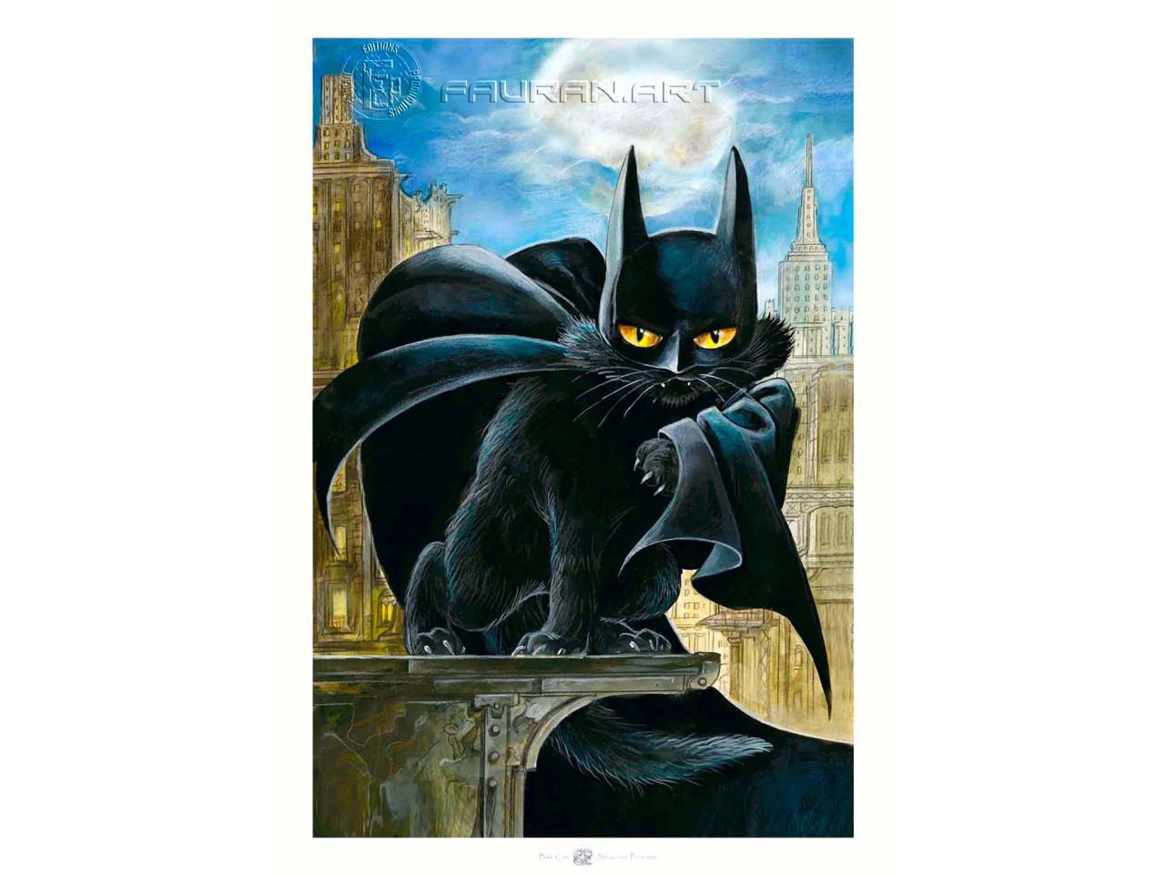 Tirage d'Art Bat Cat : Séverine PINEAUX