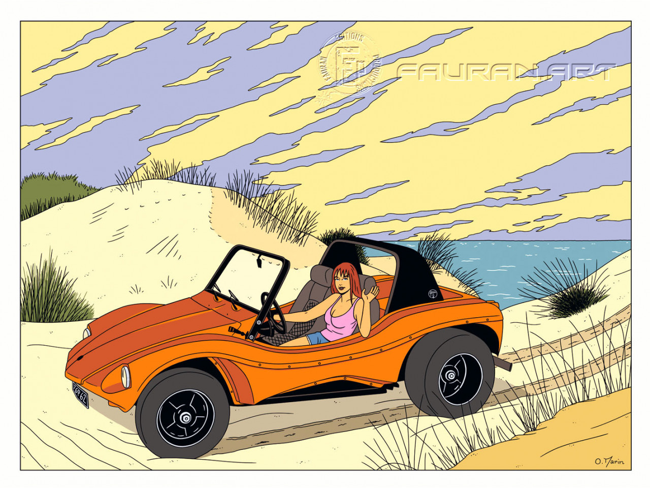 Tirage d'Art : Le Buggy : Olivier MARIN