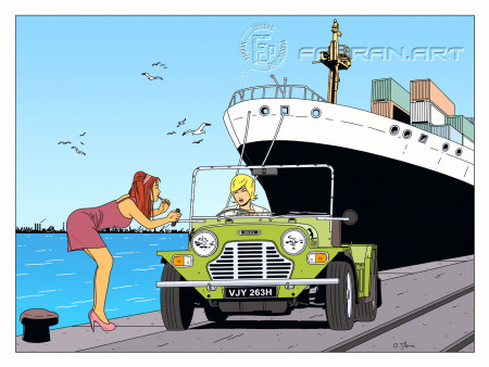 Les véhicules de plage par Olivier MARIN : La Mini Moke