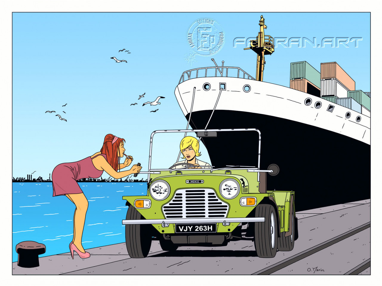 Les véhicules de plage par Olivier MARIN : La Mini Moke