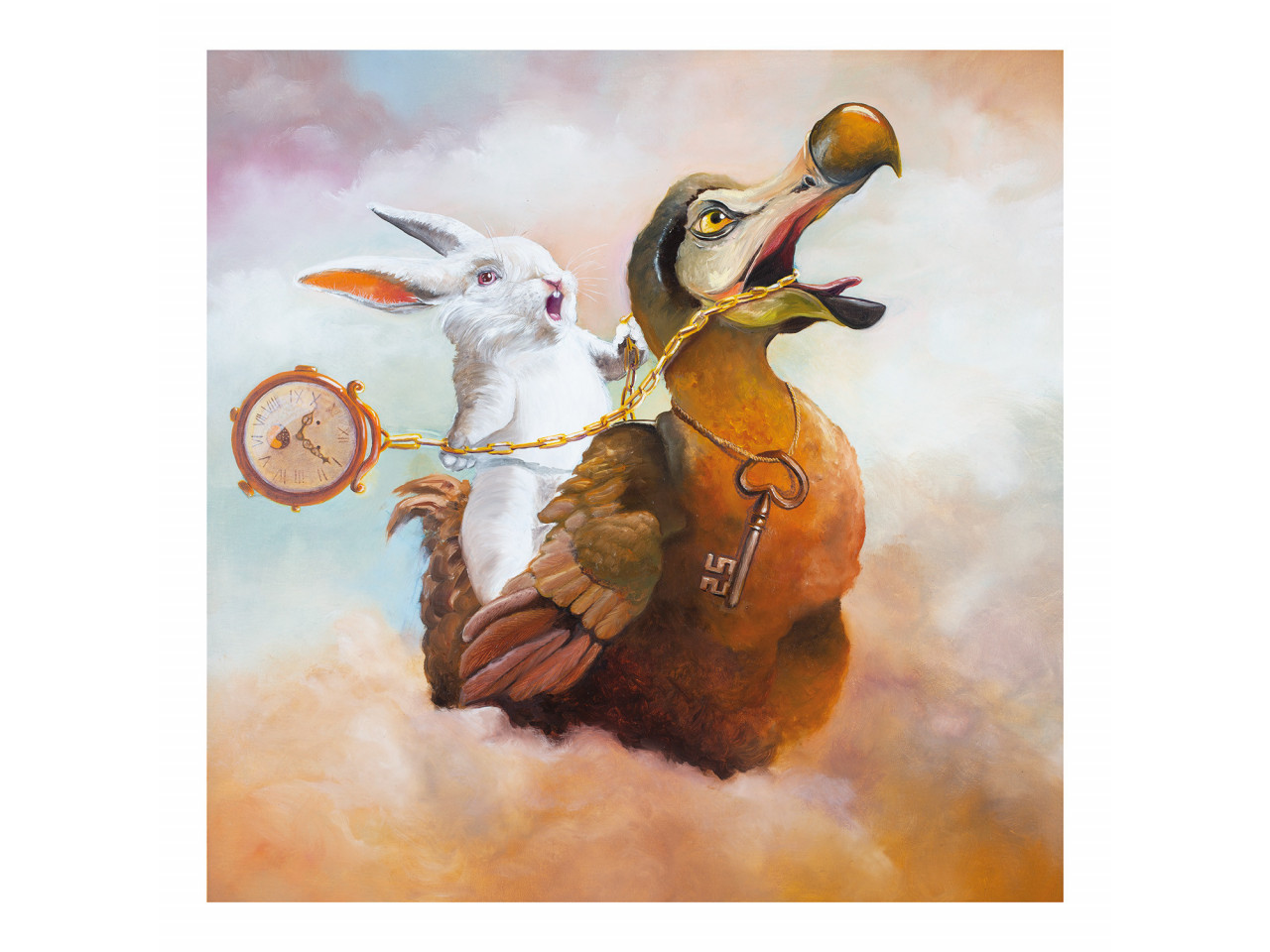 Tirage d'Art : Le lapin blanc - TRISTAN