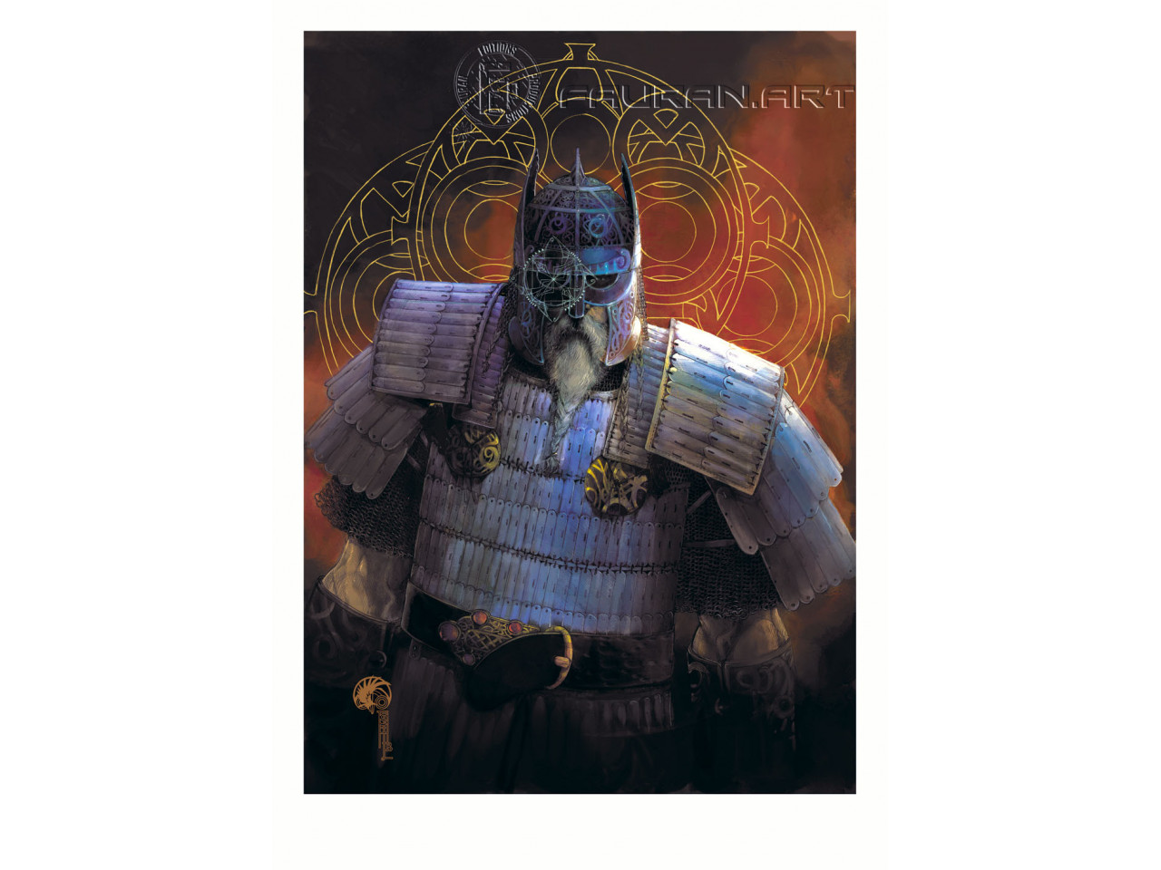 Tirage d'Art : Odin -  Erwan SEURE LE BIHAN