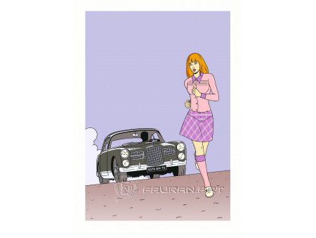 copy of copy of Tirage d'Art : La Mini Moke: Olivier MARIN