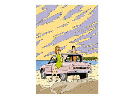 copy of copy of copy of Tirage d'Art : La Mini Moke: Olivier MARIN