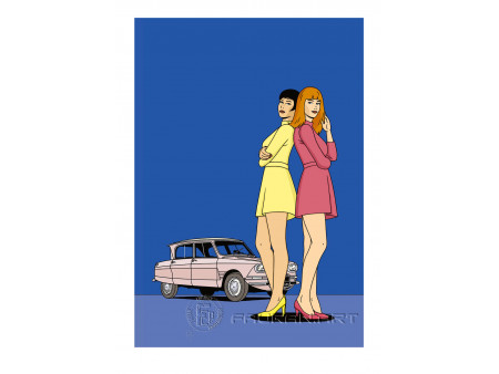 copy of copy of copy of copy of Tirage d'Art : La Mini Moke: Olivier MARIN