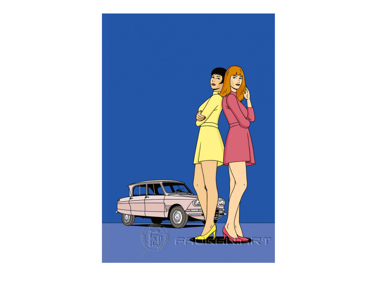 copy of copy of copy of copy of Tirage d'Art : La Mini Moke: Olivier MARIN