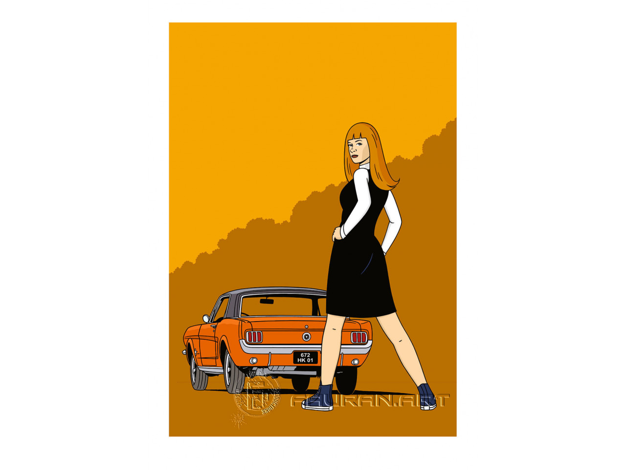 Tirage d'Art : Melany Road Couverture 2C : Olivier MARIN