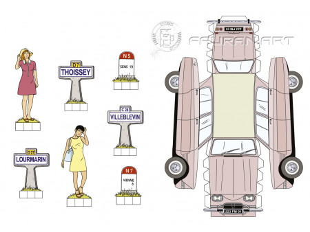 Tirage limité : Citroën AMI 6  : Olivier MARIN