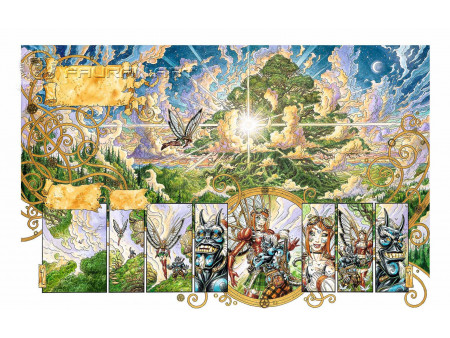 Tirage d'art de de la planche originale 42-43 de Wika et les fées noires