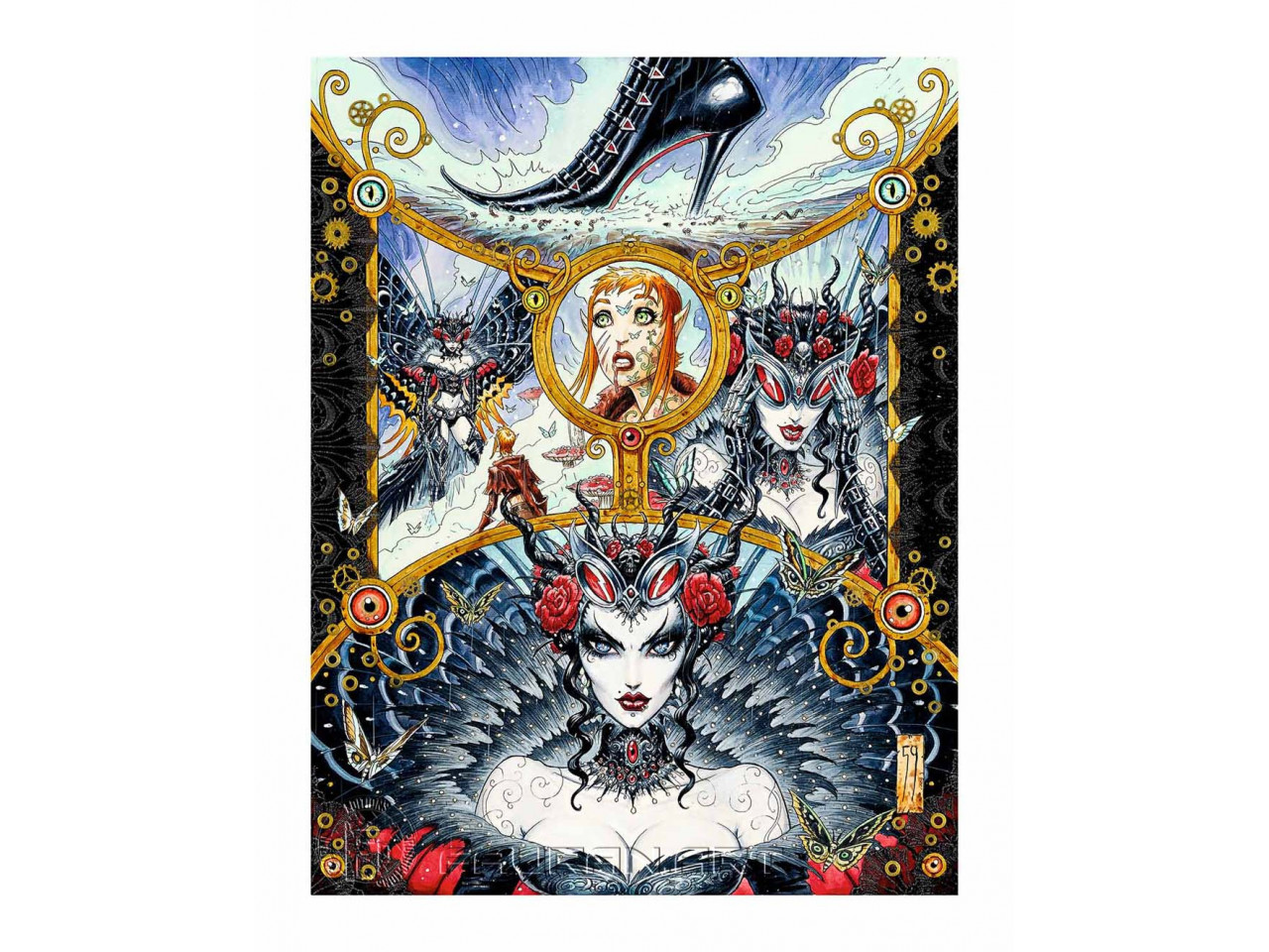 Tirage d'art de de la page originale 59 de Wika et la fureur d'Obéron