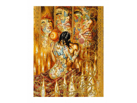 Tirage d'art de de la page originale 35 de Wika et la fureur d'Obéron