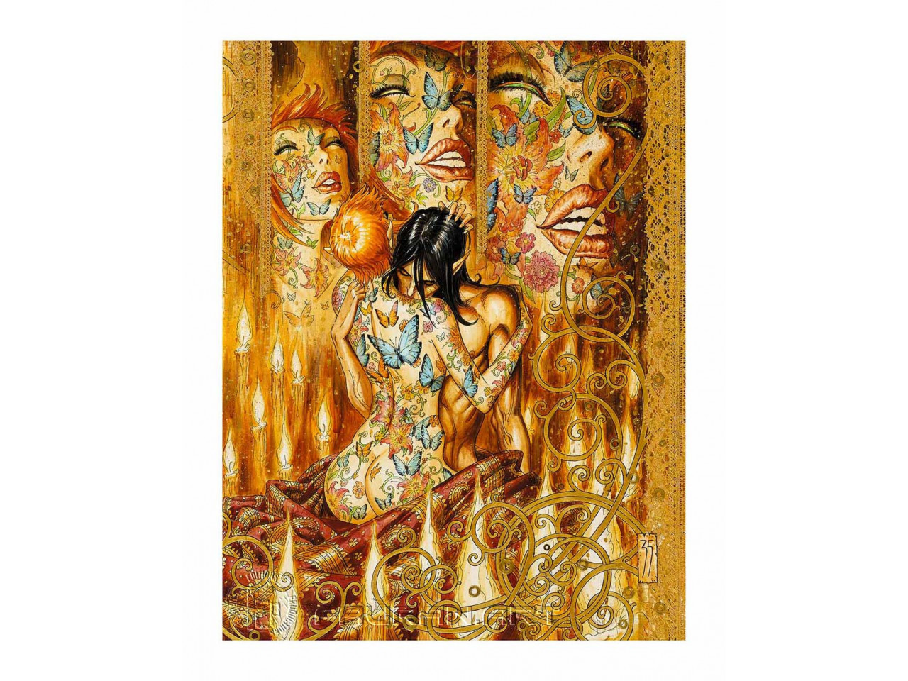 Tirage d'art de de la page originale 35 de Wika et la fureur d'Obéron