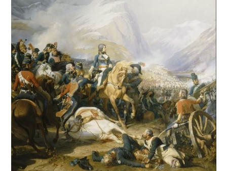 Bonaparte à la bataille de Rivoli
