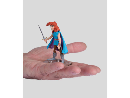 Percevan : Figurine en métal peinte à la main