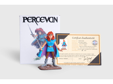 Percevan: Hand-painted metal figurine