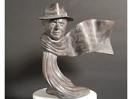 Sculpture "Résistance" Hommage à Jean Moulin