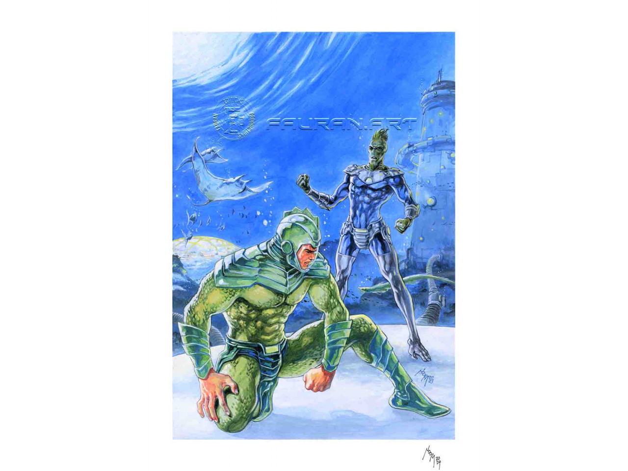 Tirage d'Art Spécial Strange N° 6 variant cover : Rodel Noora Tirage d'Art Spécial Strange N° 6 variant cover : Rodel Noora